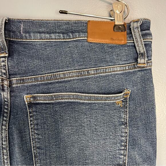 Madewell Petite 10" High-Rise Skinny Ankle Jeans Tencel Denim 32P - Picture 9 of 11